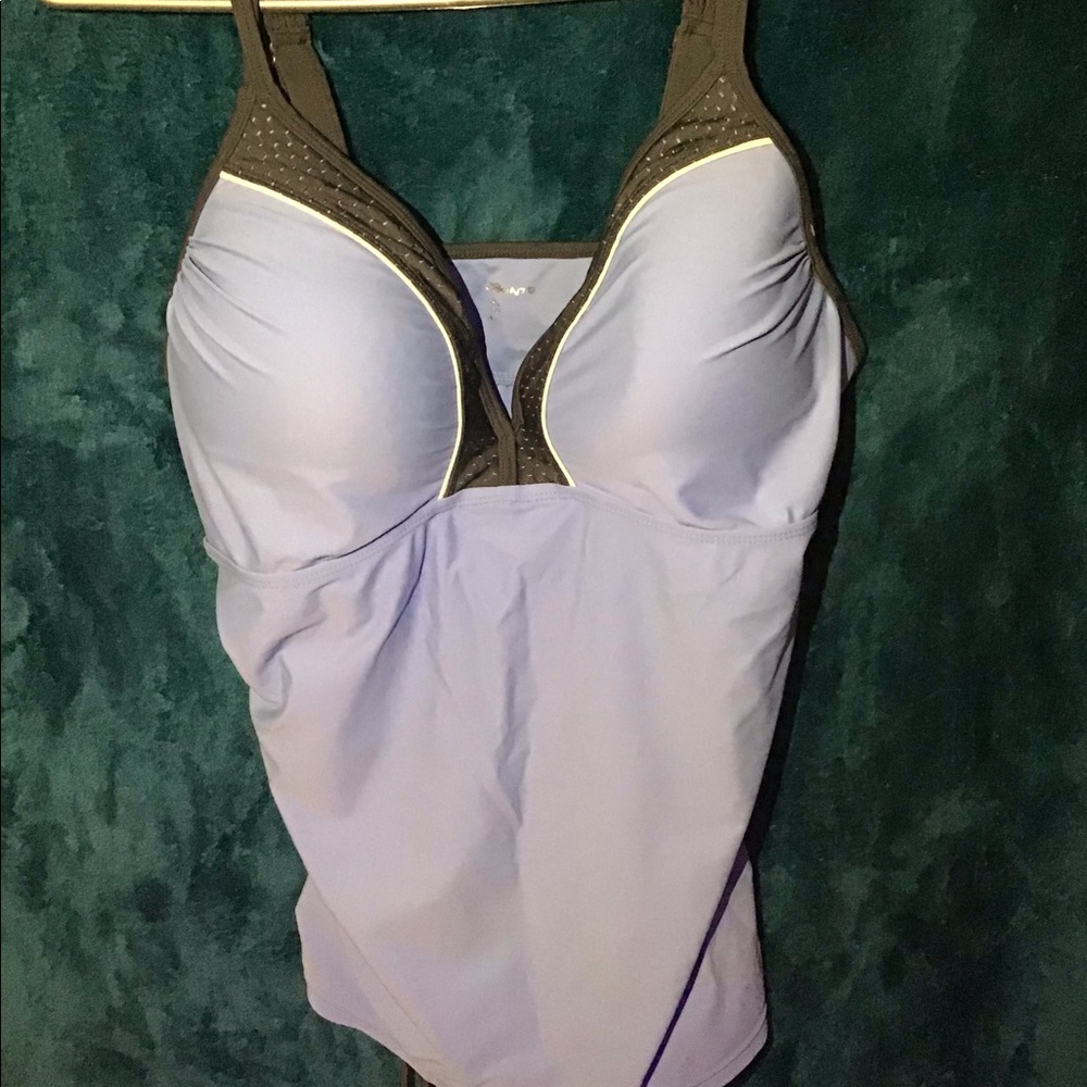 Two piece tankini with shorts